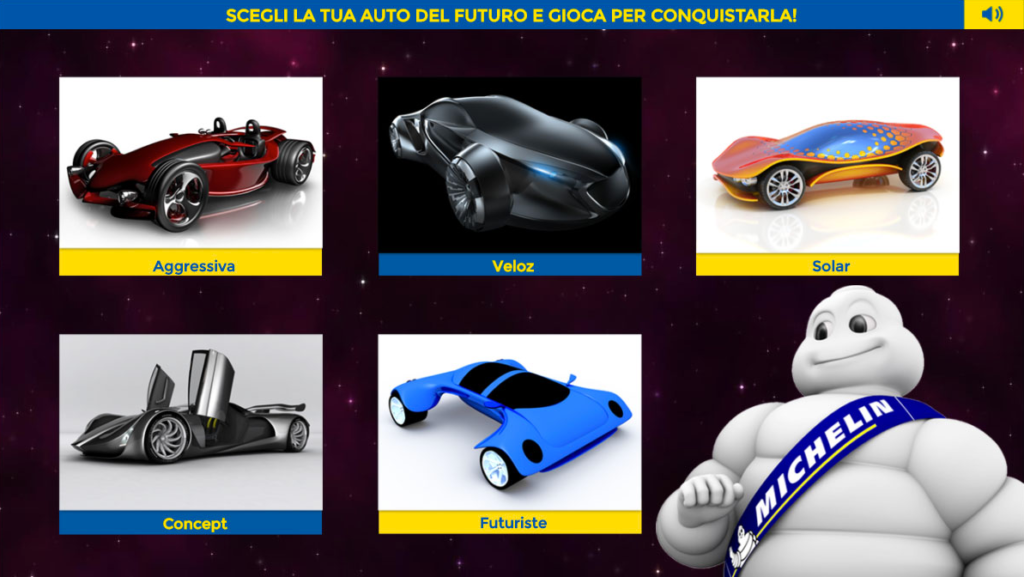 Michelin's serious game car models.