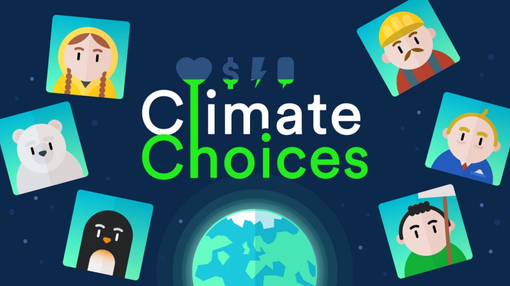 Cover from "Climate Choices" videogame.